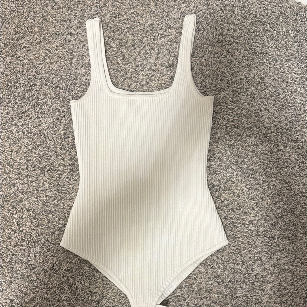 Cream One Piece bodysuit